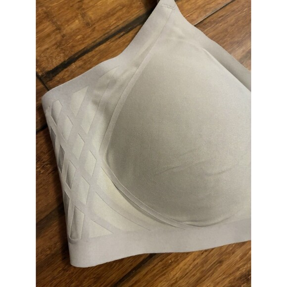 Honeylove Silhouette Bra lwbr0201 Size Large Wireless Moondust Gray - Picture 3 of 8